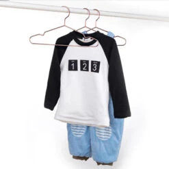 QUVIO Kledinghanger Set Van 5 - Metaal - Koperkleur -Beste Opslag Winkel 1000071818 0103