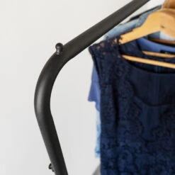 QUVIO Kledingrek Metaal - Zwart 7 QUVIO Kledingrek Metaal - Zwart -Beste Opslag Winkel 1000071825 0101