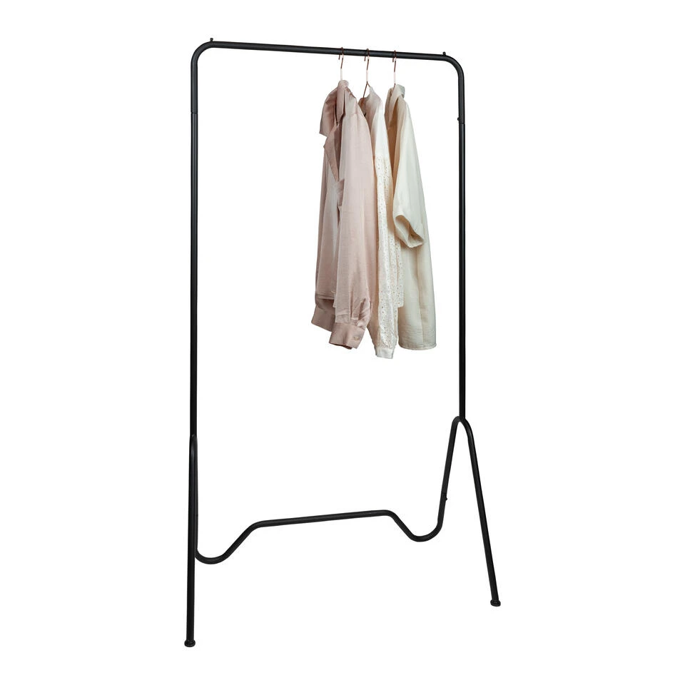 QUVIO Kledingrek Metaal - Zwart 5 QUVIO Kledingrek Metaal - Zwart - Afbeelding 3
