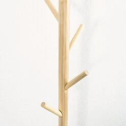 QUVIO Staande Kapstok Hout - Licht Bruin -Beste Opslag Winkel 1000071832 0103