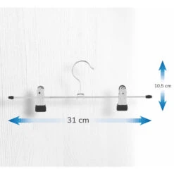 ACAZA Set Van 30 Broekhangers Met Knijpers Voor Heren Of Dames -Beste Opslag Winkel 1000074000 0103