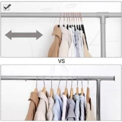 ACAZA Set Van 50 Fluwelen Kledinghangers - Zwart 9 ACAZA Set Van 50 Fluwelen Kledinghangers - Zwart -Beste Opslag Winkel 1000074002 0103