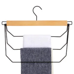 ACAZA Broekhangers - Set Van 3 Kleerhangers Met 3 Houders -Beste Opslag Winkel 1000074003 0102