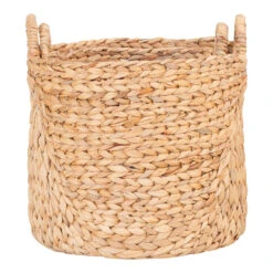 Giga Meubel Bloemenmand Rotan - Set Van 2 - Incl. Hendel - Mand Hyacint -Beste Opslag Winkel 1000074125 0103