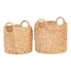 Giga Meubel Bloemenmand Rotan - Set Van 2 - Incl. Hendel - Mand Hyacint -Beste Opslag Winkel 1000074125
