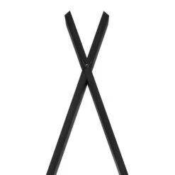 QUVIO Wandplank Driehoek -Hout - Zwart -Beste Opslag Winkel 1000074808 0103