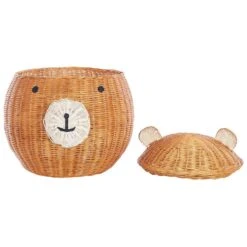 Beliani Mand HIMBA - Natuurlijk Rotan -Beste Opslag Winkel 1000074994 0103