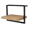 Woody Metaal Wandplank - Hout - Bruin -Beste Opslag Winkel 1000076600