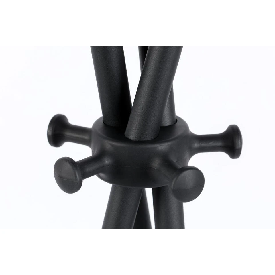 Giga Meubel Kapstok Zwart - Metaal - 44x51x174cm - Kapstok Darwin 6 Giga Meubel Kapstok Zwart - Metaal - 44x51x174cm - Kapstok Darwin - Afbeelding 4