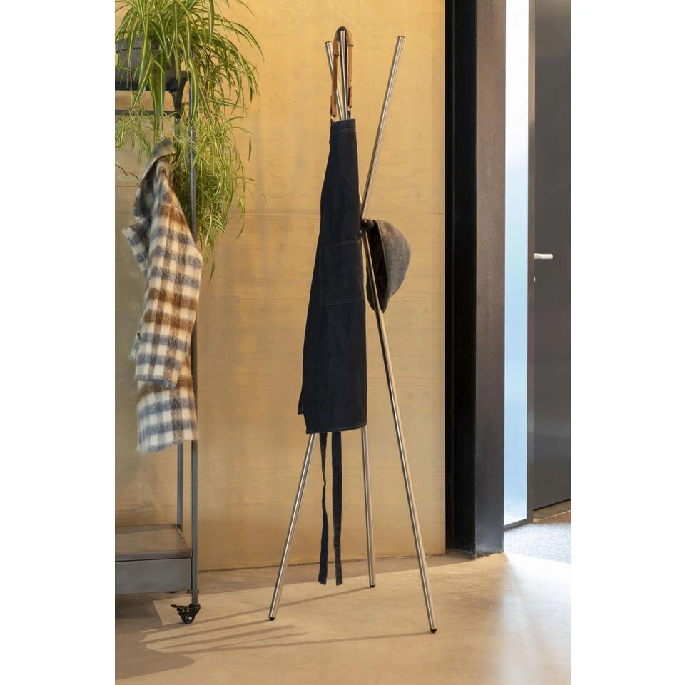 Giga Meubel Kapstok Zilver - Metaal - 44x51x174cm - Kapstok Darwin 4 Giga Meubel Kapstok Zilver - Metaal - 44x51x174cm - Kapstok Darwin - Afbeelding 2