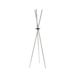 Giga Meubel Kapstok Zilver - Metaal - 44x51x174cm - Kapstok Darwin