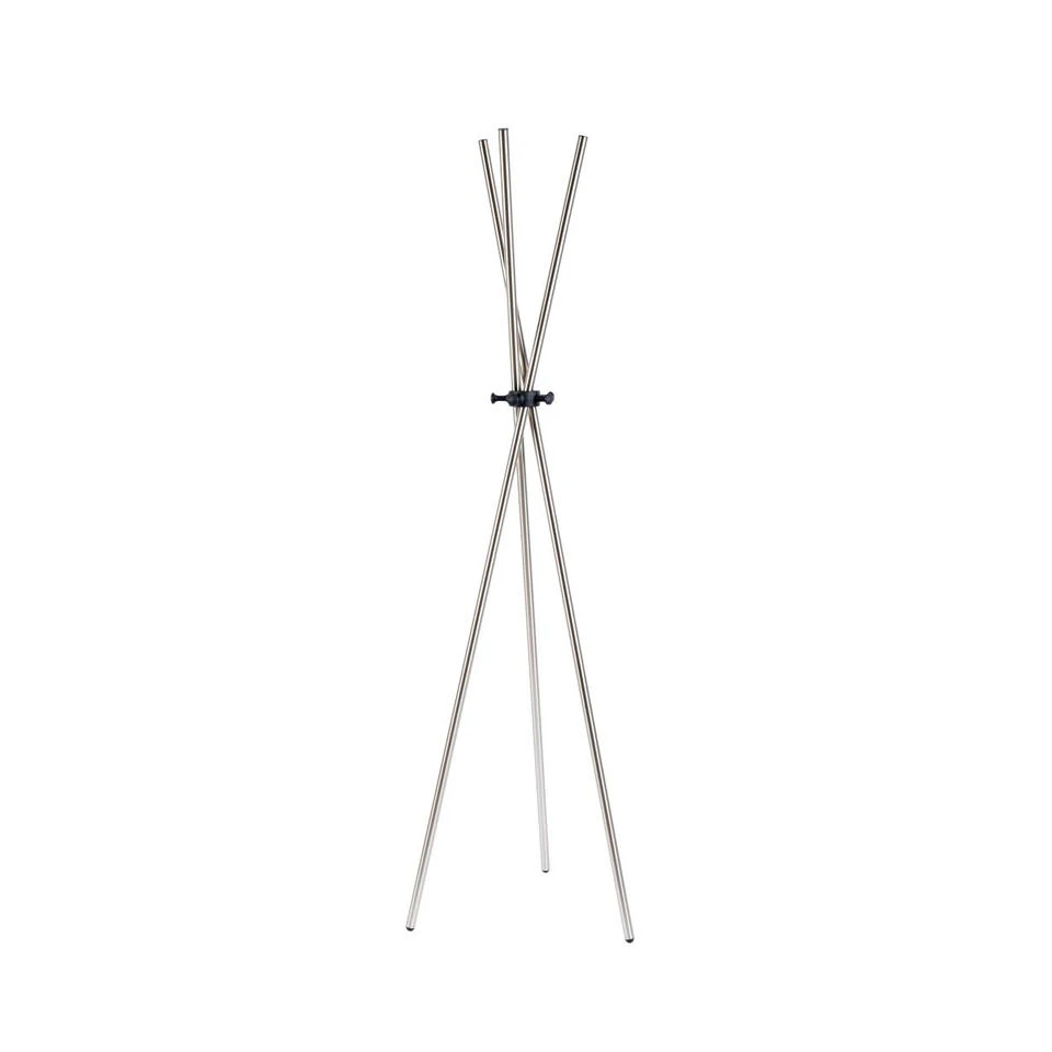 Giga Meubel Kapstok Zilver - Metaal - 44x51x174cm - Kapstok Darwin 3 Giga Meubel Kapstok Zilver - Metaal - 44x51x174cm - Kapstok Darwin