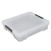 Whitefurze Opbergbox - 9 Liter - Transparant - 43 X 36 X 8 Cm