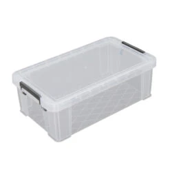 Whitefurze Opbergbox - 5,8 Liter - Transparant - 35 X 19 X 12 Cm