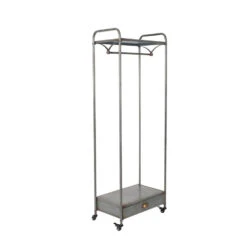Giga Meubel Kapstok Kast Metaal - 36x61x171cm - Kapstok Bravo -Beste Opslag Winkel 1000077105 0102