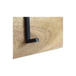 HSM Collection Kapstok Mango - 11 X30 Cm - Hout, Zwart -Beste Opslag Winkel 1000081062 0102