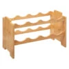 5five Flessenrek - 8 Flessen - Bamboe - 46 X 24,5 X 29,5 Cm -Beste Opslag Winkel 1000082354