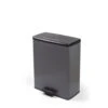 Curver Decobin Prullenbak - 65L - Rechthoekig - Cool Grey -Beste Opslag Winkel 1000082953