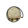 Industrieel Rond Wandrek Acaciahout Mill Ø 40 Cm - 15x40x40 Cm - Hout - Bruin -Beste Opslag Winkel 1000084472