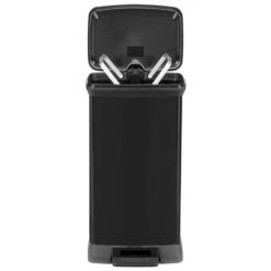 Curver Decobin Prullenbak- 50L - 39x29x72 Cm - Zwart 8 Curver Decobin Prullenbak- 50L - 39x29x72 Cm - Zwart -Beste Opslag Winkel 1000085446 0104