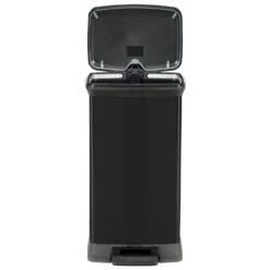 Curver Decobin Prullenbak- 50L - 39x29x72 Cm - Zwart 9 Curver Decobin Prullenbak- 50L - 39x29x72 Cm - Zwart -Beste Opslag Winkel 1000085446 0105