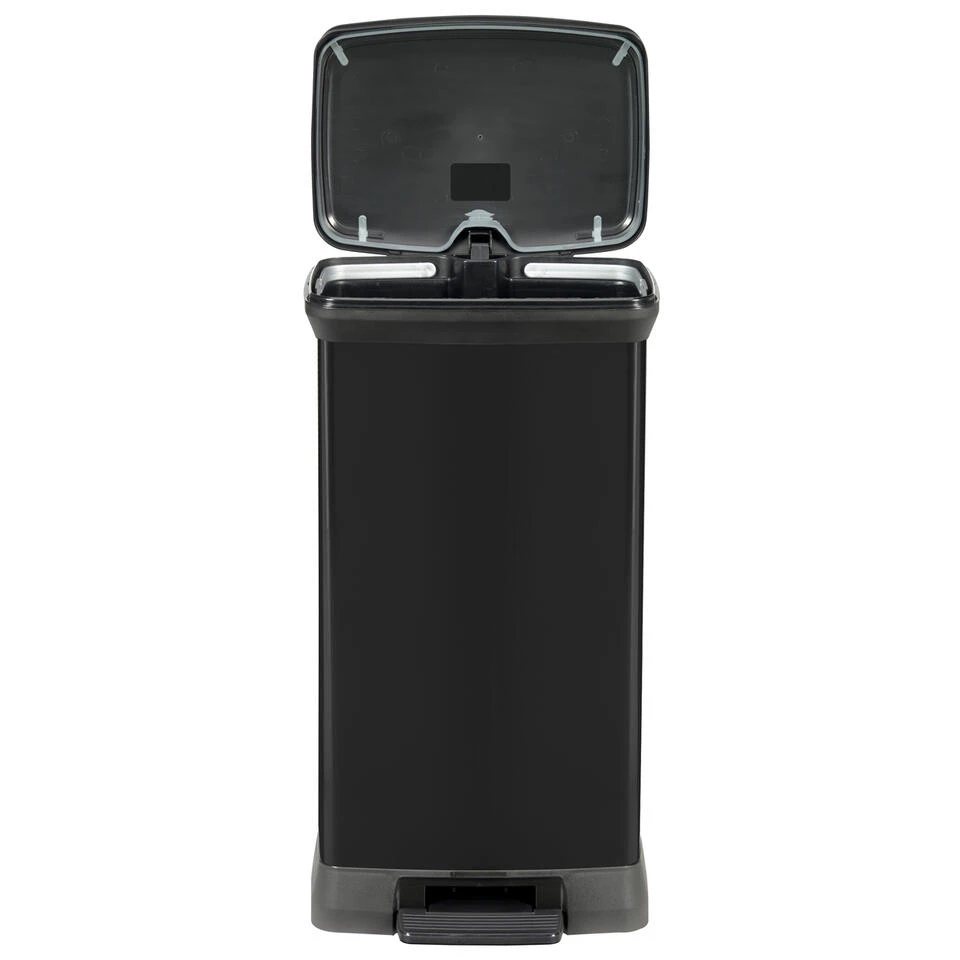 Curver Decobin Prullenbak- 50L - 39x29x72 Cm - Zwart 6 Curver Decobin Prullenbak- 50L - 39x29x72 Cm - Zwart - Afbeelding 4