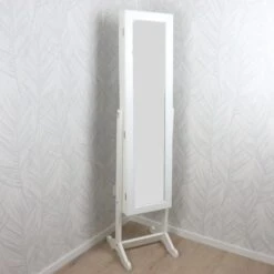 Orange85 Sieradenkast Met Spiegel Wit Sieradendoos Passpiegel -Beste Opslag Winkel 1000085647 0101