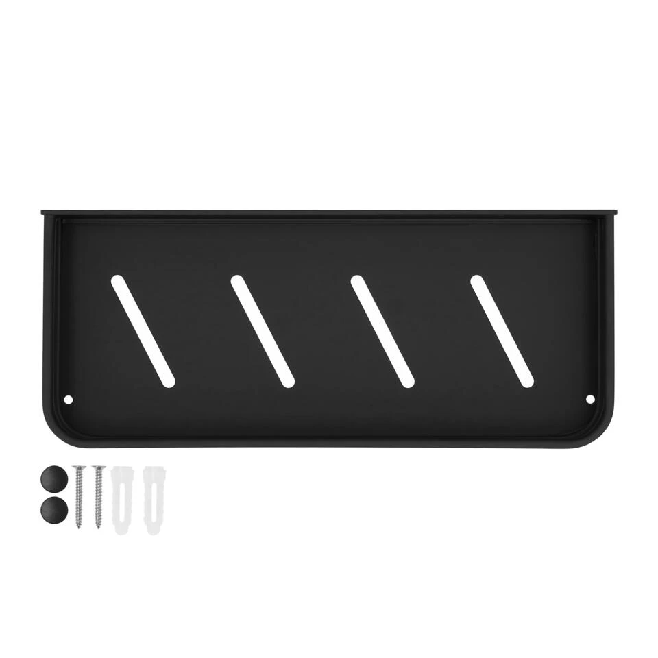 QUVIO Planchet - Metaal - 30 Cm - Zwart 4 QUVIO Planchet - Metaal - 30 Cm - Zwart - Afbeelding 2