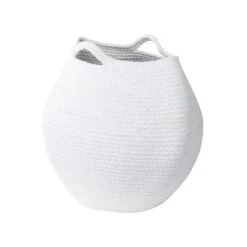 Beliani Mand PANJGUR - Wit Katoen 9 Beliani Mand PANJGUR - Wit Katoen -Beste Opslag Winkel 1000086710 0104