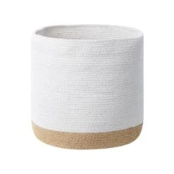 Beliani Mand BASIMA - Beige Katoen -Beste Opslag Winkel 1000086717 0103