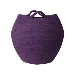 Beliani Mand PANJGUR - Paars Katoen 8 Beliani Mand PANJGUR - Paars Katoen -Beste Opslag Winkel 1000086718 0103