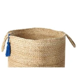 Beliani Mand GAJAR - Beige Jute -Beste Opslag Winkel 1000086721 0104