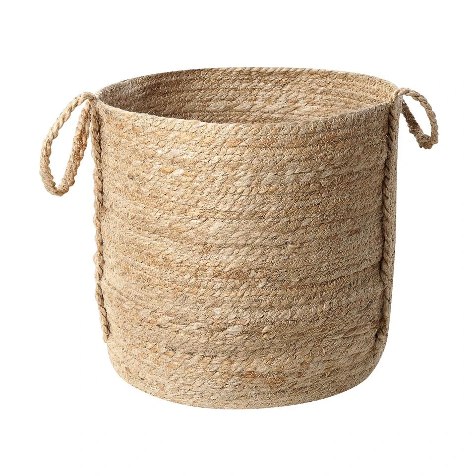 Beliani Mand WADH - Natuurlijk Jute 5 Beliani Mand WADH - Natuurlijk Jute - Afbeelding 3