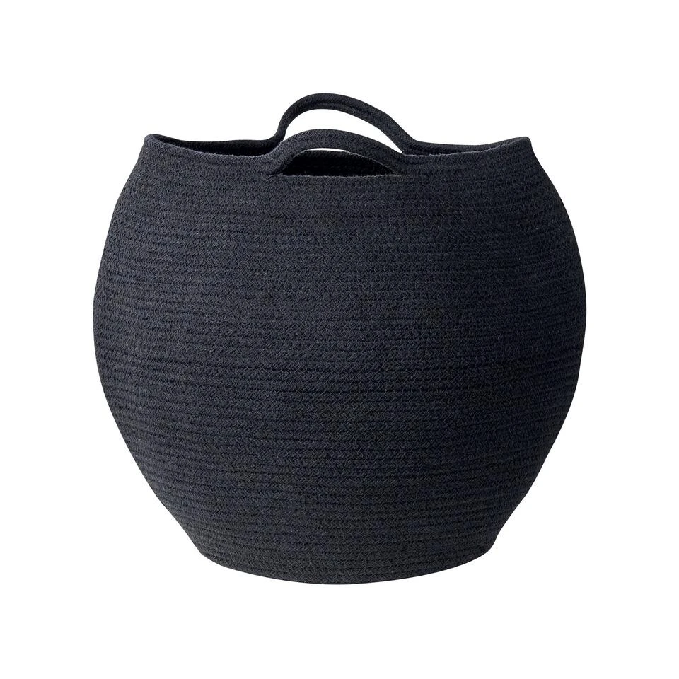 Beliani Mand PANJGUR - Zwart Katoen 5 Beliani Mand PANJGUR - Zwart Katoen - Afbeelding 3