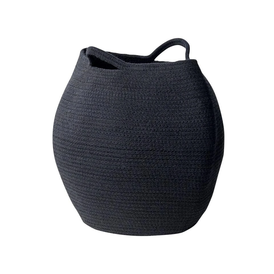 Beliani Mand PANJGUR - Zwart Katoen 6 Beliani Mand PANJGUR - Zwart Katoen - Afbeelding 4