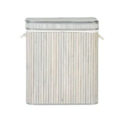 Beliani Mand KALTHOTA - Grijs Bamboehout -Beste Opslag Winkel 1000087120 0103