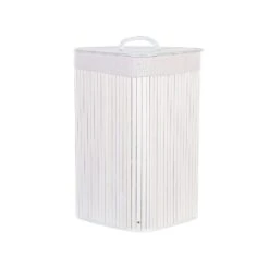 Beliani Mand MATARA - Wit Bamboehout -Beste Opslag Winkel 1000087129 0104