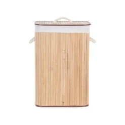 Beliani Mand KOMARI - Lichte Houtkleur Bamboehout -Beste Opslag Winkel 1000087134 0103