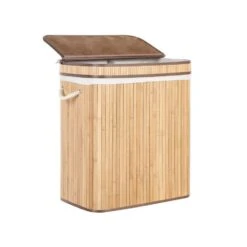 Beliani Mand KALTHOTA - Lichte Houtkleur Bamboehout -Beste Opslag Winkel 1000087136 0103