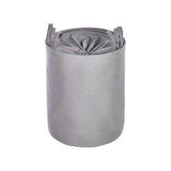 Beliani Mand ARCHA - Grijs Polyester 8 Beliani Mand ARCHA - Grijs Polyester -Beste Opslag Winkel 1000087694 0103