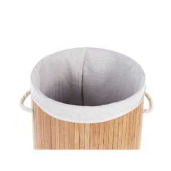 Beliani Mand SANNAR - Lichte Houtkleur Bamboehout -Beste Opslag Winkel 1000087699 0104