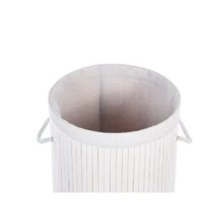 Beliani Mand SANNAR - Wit Bamboehout 9 Beliani Mand SANNAR - Wit Bamboehout -Beste Opslag Winkel 1000087702 0104