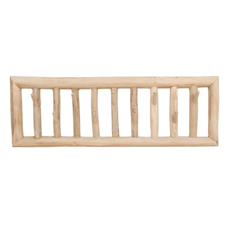 HSM Collection Kapstok Teak - 12 X30 Cm - Hout 6 HSM Collection Kapstok Teak - 12 X30 Cm - Hout - Afbeelding 4