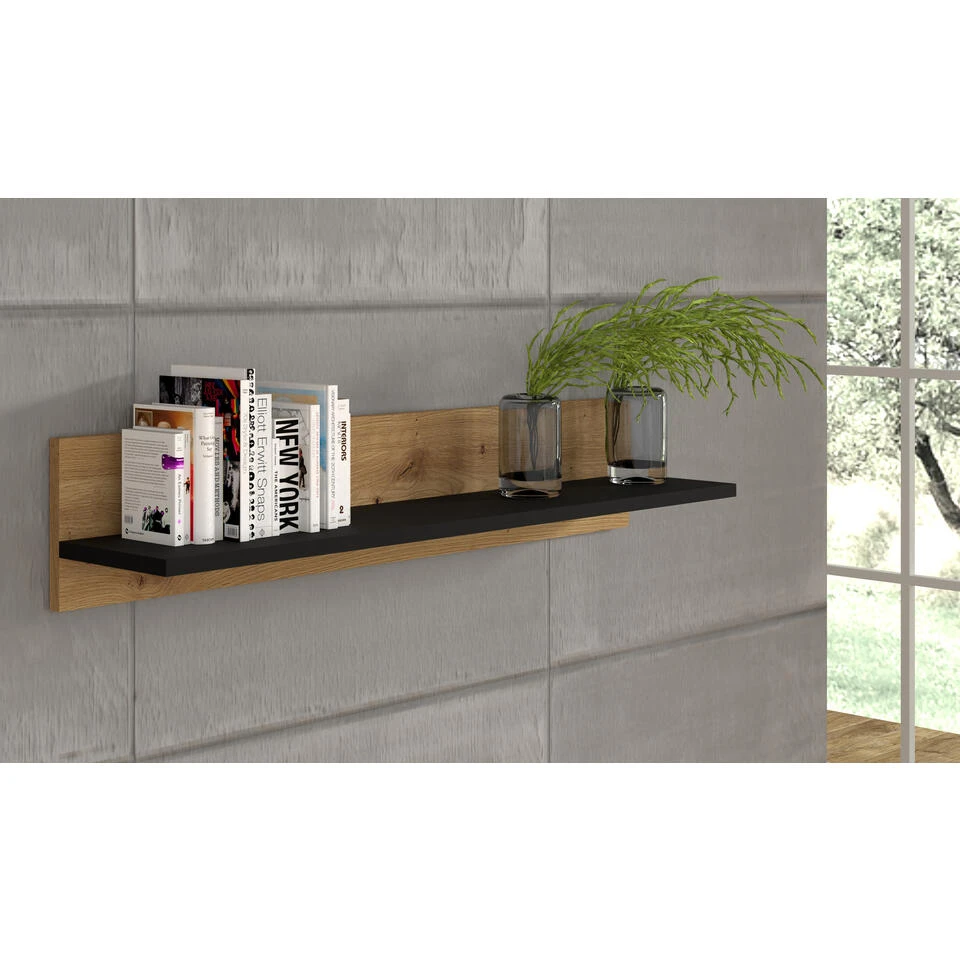 Wandplank Nuka 19x100x20 Multikleur 5 Wandplank Nuka 19x100x20 Multikleur - Afbeelding 3