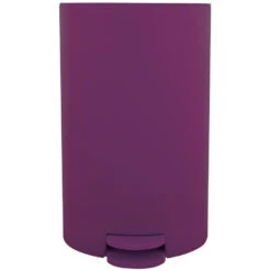 MSV Kleine Badkamer/toilet Pedaalemmer - Paars - 3L - 15 X 27cm