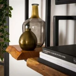 Kalfort Wandrek Industrieel Stockton 6 - Set Van 3 - 25x100x100 Cm 7 Kalfort Wandrek Industrieel Stockton 6 - Set Van 3 - 25x100x100 Cm -Beste Opslag Winkel 1000094090 0102