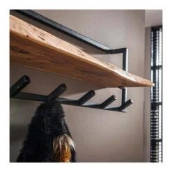 Kalfort Stockton Kapstok Met Hoedenplank 6 Haken - 25x100x32 Cm -Beste Opslag Winkel 1000094091 0103