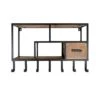 Decor 88 Elco Wandrek Industrieel Met 7 Haken - 22x80x45,5 Cm -Beste Opslag Winkel 1000094092
