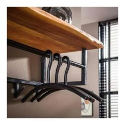 Stockton Kapstok Industrieel Met Haken - 33X100x27 Cm -Beste Opslag Winkel 1000094093 0102