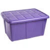 Plasticforte Opbergbox Met Deksel - Paars - 60L - Kunststof 2 Plasticforte Opbergbox Met Deksel - Paars - 60L - Kunststof -Beste Opslag Winkel 1000095377